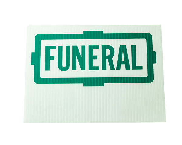 Automobile Funeral Flag
