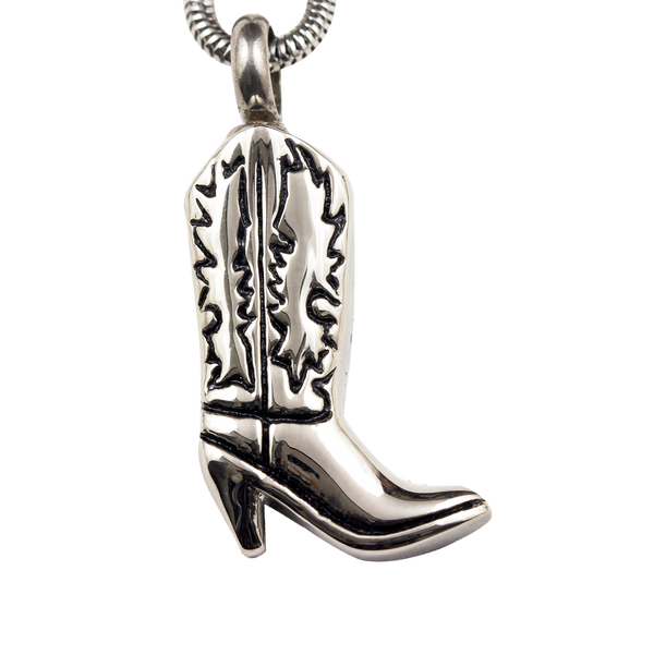 Boot Stainless Steel Pendant