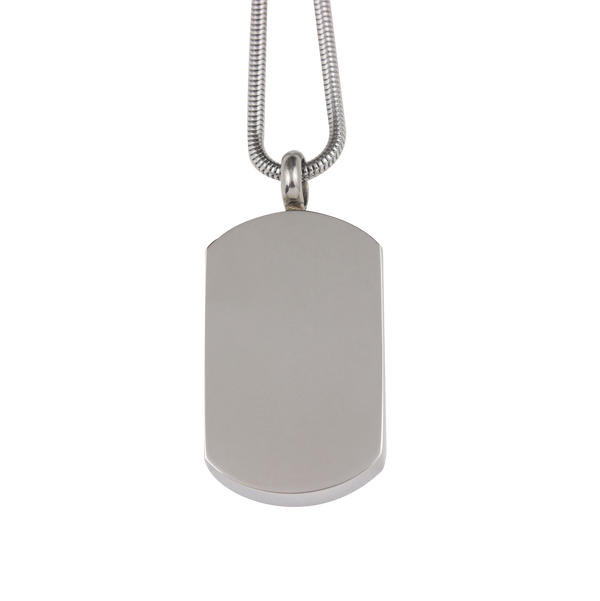 Dog Tag Stainless Steel Pendant