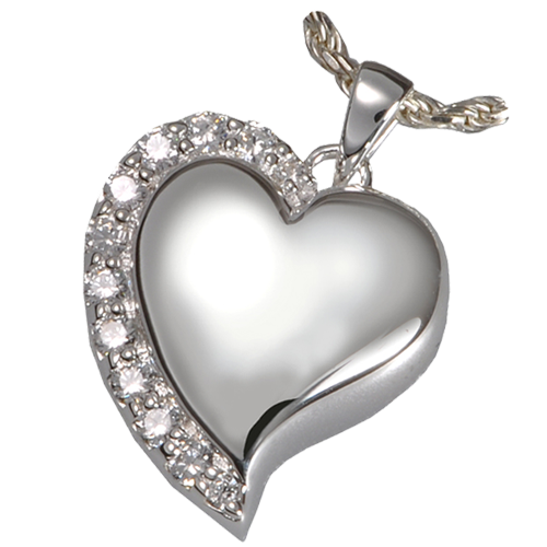 Shine Heart Sterling Silver Pendant
