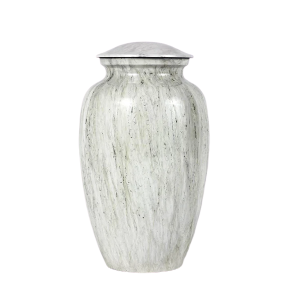 Stylus Enameled Aluminum Urn