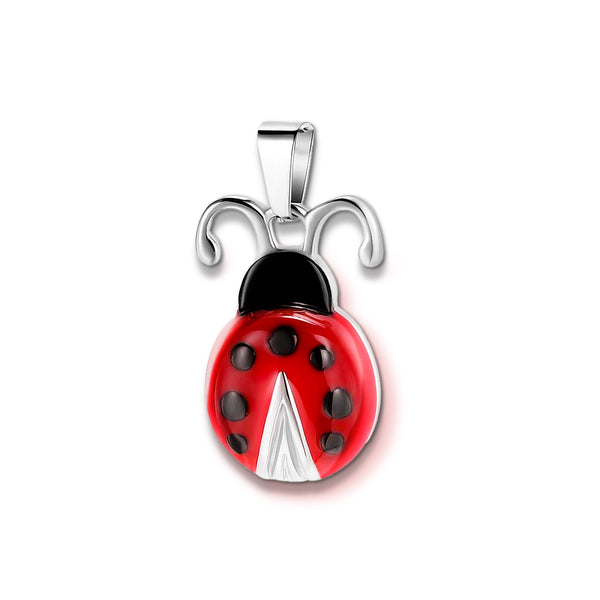 Ladybug Stainless Steel Pendant