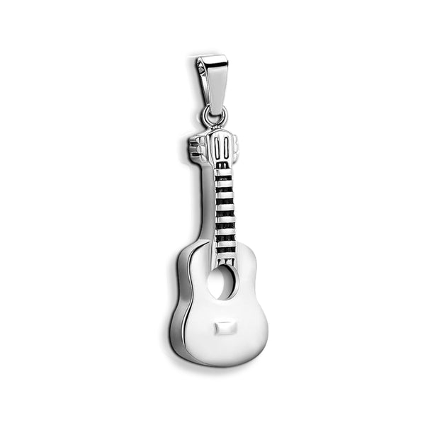 Guitar Stainless Steel Pendant