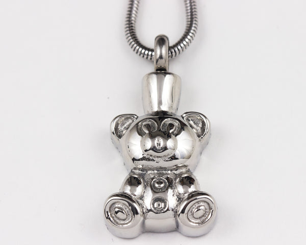 Teddy Bear Stainless Steel Pendant