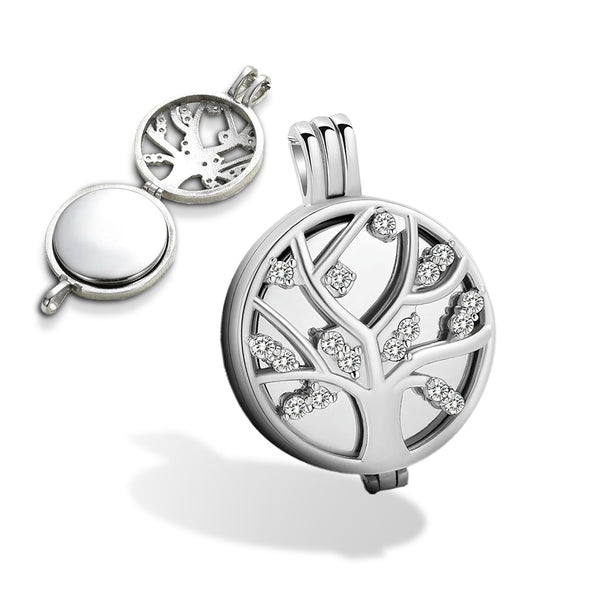 Tree of Life Bola Stainless Steel Pendant