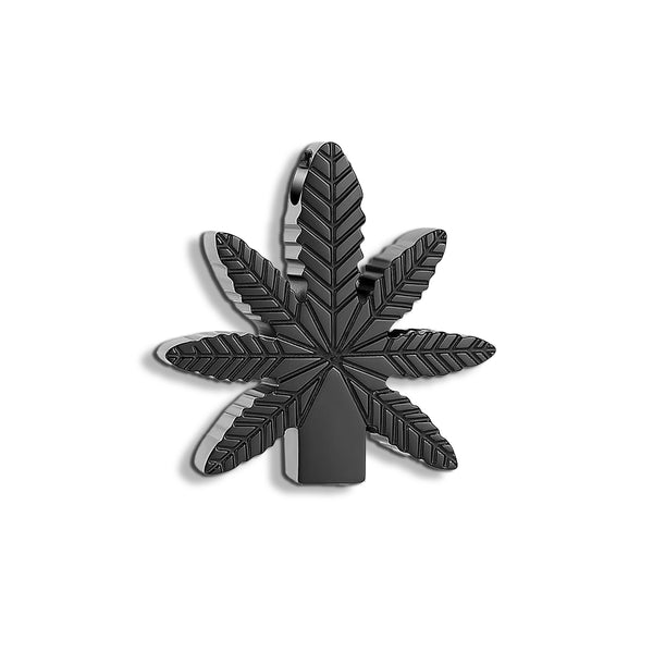 Cannabis Leaf Stainless Steel Pendant