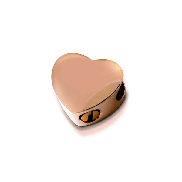 Rose Gold Heart Charm