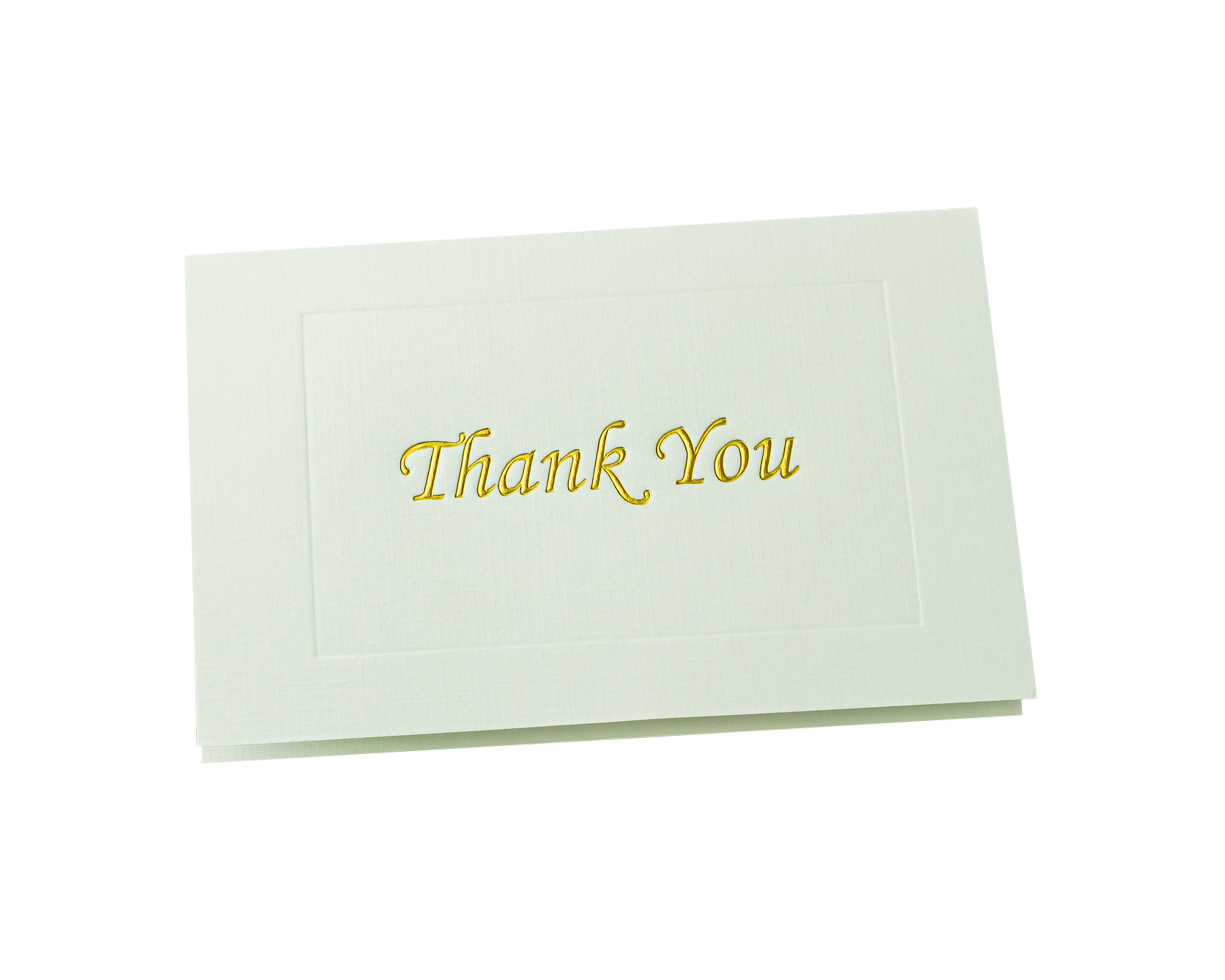 Gold Foil Stamped "Thank You" – Gravure Craft