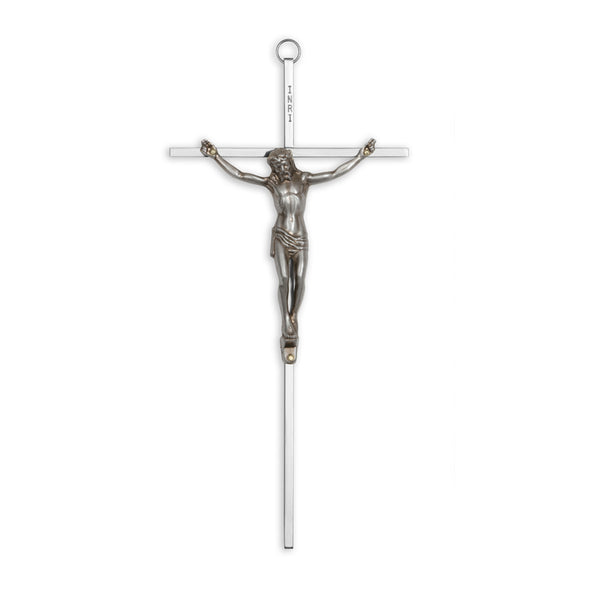 Silver Corpus on Silver Crucifix