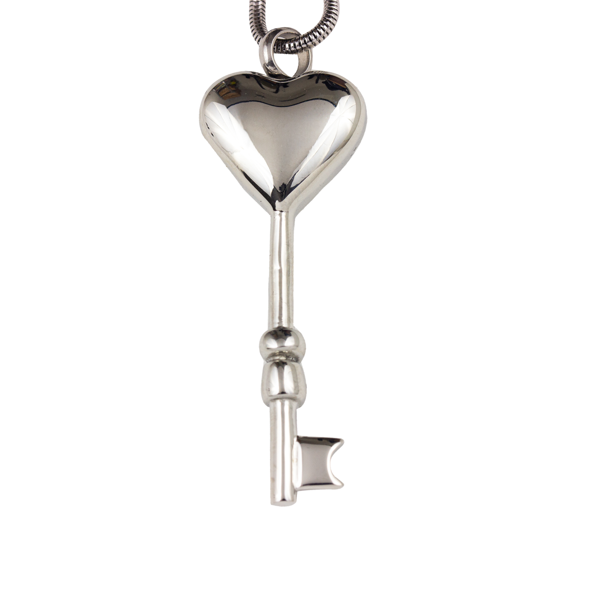 Key To My Heart Stainless Steel Pendant