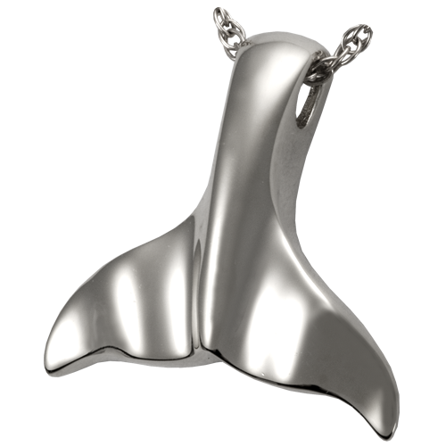 Whale Tale Sterling Silver Pendant
