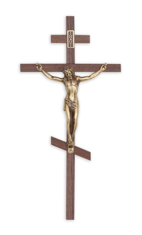 Walnut Orthodox Crucifix