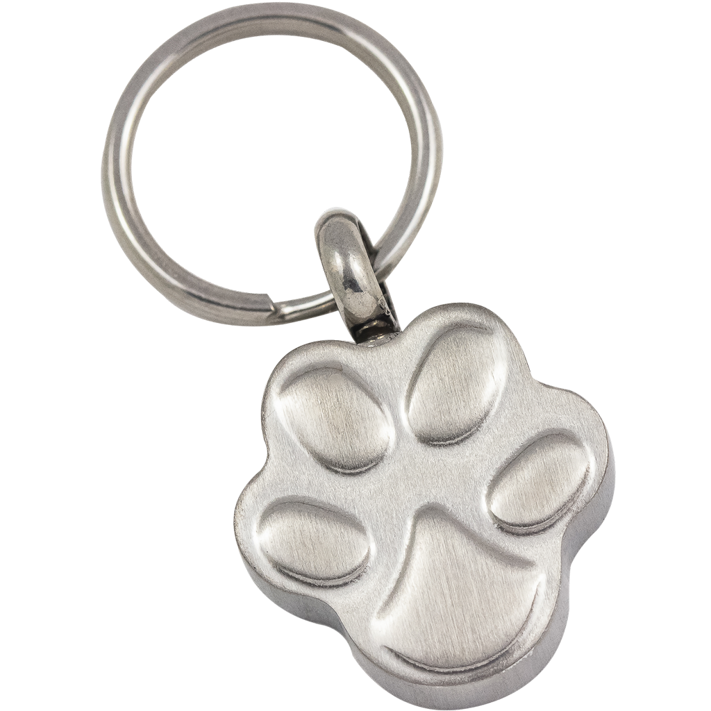 Paw Stainless Steel Keychain